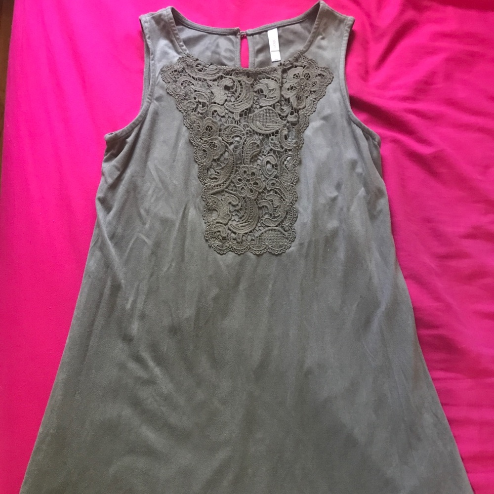 Light army green dress